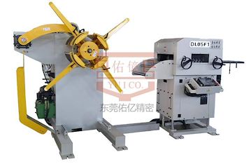 佑億DL三合一開(kāi)卷送料機 材料架整平二合一送料機