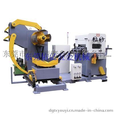 厚板三合一送料機，薄板三合一送料機，中板三合一料架整平送料機